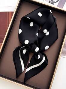 Black Big Polka Dots