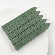 5pcs/Bag Sealing Wax Sticks With Wicks, Antique Metallic Totem Fire Manuscript Seal Wax For Wax Seal Stamp Back To School,Back To School,School Supplies - Multicolor - View 29