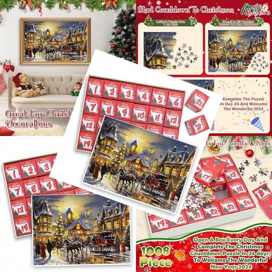 Puzzle Advent Calendar 2025 Christmas Jigsaw Puzzles Advent Calendar