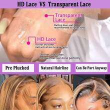 #P4/27 High-Gloss 28-Inch 13x4 HD Lace Forehead Long Straight Wig, Brazilian Native Hair, 200% Density, Glue-Free Fiber Wig, Women's Only, 13x4 Ear-To-Ear Lace Forehead Long Hair, Pre-Plucked Hair, Natural Hairline, Suitable For Everyday Wear