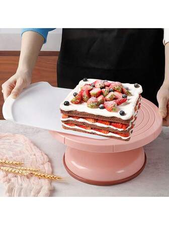 1pc Cake Transfer Spatula, Cake Serving Tray Spatula, Cake Decorating Icing Smoother Baking Tool