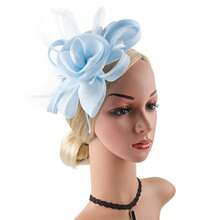 1pc Exaggerated Large Rose Flower Headpiece Fascinator Hat Women Wedding, Tea Party Hair Accessories, Kentucky Derby Bridal Hair Accessories, Luxury Headpieces Yellow Headband Halloween Rave Hair Accessories, Tiny Hats, Mini Top Hat