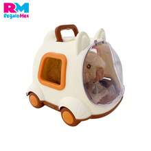 Juguete Mascotas Capibara Con Casita Movimiento y Sonido, Mascotita Electrónica - Marrón - Ver 3