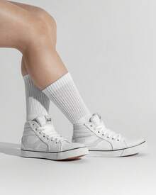 Old Vowels Men's High Top Skater Boot Sneakers - trắng - Xem 6