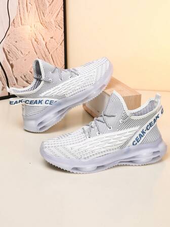 Zapatillas deportivas casuales y cómodas con cordones para hombres, aptas para uso diario