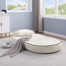 Komprimierte, faltbare Matratze, umbaubares Klappsofabett mit abnehmbaren Armlehnen, tragbares All-in-One-Matratzenboden-Sofabett, kein Zusammenbau erforderlich und rutschfest.