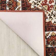 Antep Rugs Alfombras Oriental - Alfombras tradicionales antideslizantes de 2 x 4 pulgadas (antideslizantes) de perfil bajo con respaldo de goma para cocina (verde, 2 pies 3 pulgadas x 4 pies)(91.4 cm x 1.52 ms Marrón óxido) - Tipo 2 - Ver 5