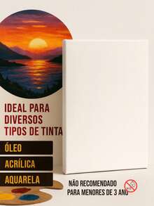 Kit 10 Telas 10x15 – Arte Profissional p/ Projetos Visuais - Branco - Visão 4