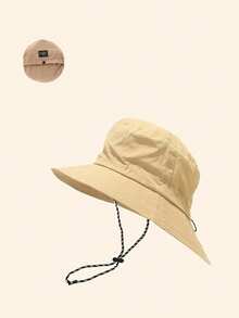 1pc Bucket Hat For Men, Outdoor UV Protection Foldable Sun Hat, Breathable Mesh Bucket Hat - Multicolor - View 21