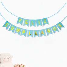 Biểu ngữ chúc mừng sinh nhật tiếng Tây Ban Nha Feliz Cumpleanos - Đồ trang trí tiệc cho sinh nhật, lễ kỷ niệm & sự kiện, Đồ trang trí sinh nhật vui vẻ, Phụ kiện lễ kỷ niệm, Thiết kế lễ hội - Nhiều màu - Xem 11