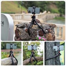 Trípo Cámara, Trípode Flexible con 2 En 1 Soporte Oculto para Teléfono, 360 ° de Cabeza de Bola, Tornillo de 1/4 Pulgada, 2 Zapatas Frías, Compatible con Cámara,,/Android - 1 - Ver 3