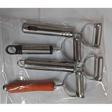 One Piece Premium Stainless Steel Vegetable Peeler - Ideal For Quick And Easy Peeling, Shredding - Perfect For Kitchen Use!