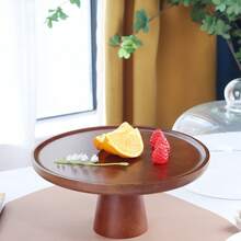 1pc Large Cake Stand With Transparent Glass Cover, Fruit Tasting Plate, Bread & Dessert Display Tray With Glass Dome, Fruit Dust-Proof & Fresh-Keeping Tray, Suitable For Parties, Gatherings, Hotel Banquets - Multicolor - View 11