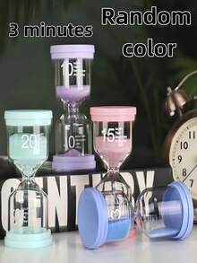 1/6 chiếc Đồng hồ cát hẹn giờ giải nén màu sắc tinh tế Đồ chơi hẹn giờ giải nén 1 phút/3 phút/5 phút/10 phút/15 phút/30 phút Trò chơi lớp học tại nhà văn phòng (Màu ngẫu nhiên) - Dòng Macaron - Xem 10
