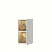 Local Delivery-Space-Saving 9.84" Narrow Plastic Adjustable Flip-Top Cabinet With Rolling Wheels - Transparent Slim Storage Organizer With Drawers & Shelves For Kitchen, Bathroom, Small Spaces - Heavy-Duty Durable Plastic Construction, White & Clear Design, Multi-Purpose Vertical Storage Cabinet For Home, Office, Apartment - Ideal For Books,, S, Seasonal Decor, Narrow Storage Cabinet, Stackable Storage Drawers, Cabinet Storage, Stackable Storage Cabinet, Slim Storage Cabinet - 二 - 查看 6