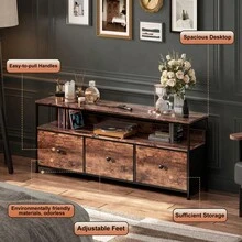 Caluself 108cm TV-Schrank-Tigerfell-Farbtafel + Tigerfell-Tuch zeichnen