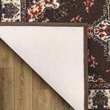 Antep Rugs Alfombras Oriental - Alfombras tradicionales antideslizantes de 2 x 4 pulgadas (antideslizantes) de perfil bajo con respaldo de goma para cocina (verde, 2 pies 3 pulgadas x 4 pies)(2' x 7' Marrón) - Tipo 10 - Ver 6