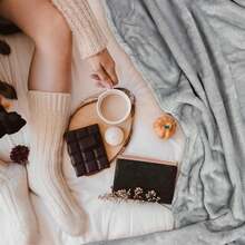 Kuschelige Flanelldecke, Bettdecken, 130/160/220 cm, warme Winterdecke, Bettdecke für die Heimdekoration – ultraweiche, leichte Mikrofaserdecke für den Innenbereich, Wohnzimmer, Plüschüberwürfe - 220x240CM - Übersicht 4