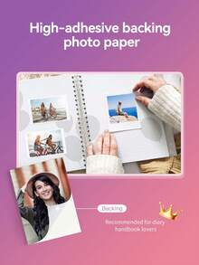 HPRT MT53 便携式高清照片打印机 - 即时无线打印 - ZINK 技术，色彩鲜艳，便于携带