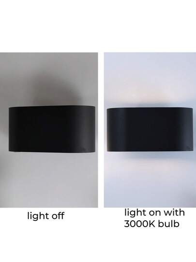 Alpinaluz Pack Of Zwart Aluminum Indoor Wand Sconces Up Down Lighting, G9 Socket (Bulb Not Included) view 10