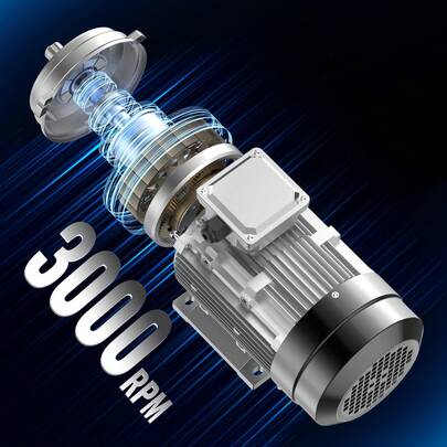 1,5 kW Elektromotor 3000 U/min, Wechselstrom 230 V/400 V, 9,5 A/3,5 A, 90 l, B3-Rahmen, Luftkompressormotor 3-phasig, 24 mm Keilwelle, Rechts-/Linkslauf für landwirtschaftliche Maschinen und allgemeine Geräte