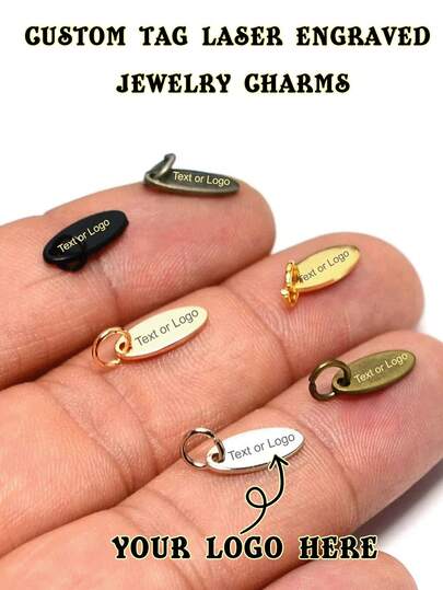 Customized Stainless Steel Jewelry, Personalized Gold & Silver Jewelry, Logo Beads, Laser Engraved Beads, Suitable For Bracelet Making. Multi-Functional, Decorative, Reusable, Exquisite & Fashionable, High Quality, Vibrant Colors, Modern & Stylish, Customizable, Personalized, Unique, Ideal Gift For Him, Ideal Gift For Her, Boyfriend, Father, Girlfriend, Mother, Family, Friends