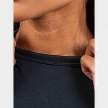 Winter Plush Women's Long Sleeve Thermal Blouse - 黑色 - 查看 3