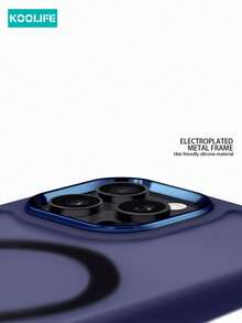 KOOLIFE 1件装苹果17英寸电镀磨砂磁吸保护壳，支持磁吸无线充电，防滑防摔，磨砂质感，摄像头凸起设计，超薄硬壳，PC+TPU材质，兼容 17 Pro Max/17/17 Pro/17 Air/16/16 Pro/16 Plus/16 Pro Max/11/11 Pro/11 Pro Max/12/12 Pro/12 Pro Max/13/13 Pro/13 Pro Max/14/14 Plus/14 Pro/14 Pro Max/15/15 Pro/15 Plus/15 Pro Max，S25 Ultra/24 Plus/23/22 - 藍色 - 查看 3