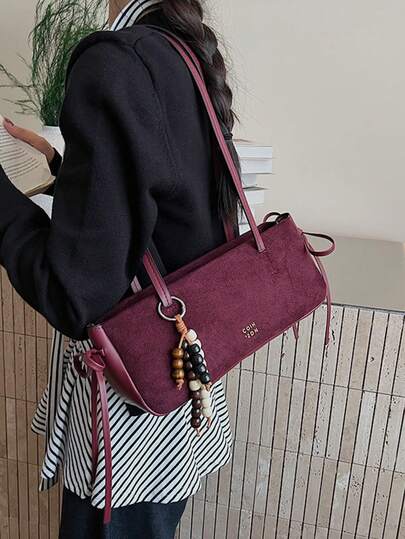 Fashionable New Solid Color Square Shoulder Bag/Underarm Bag