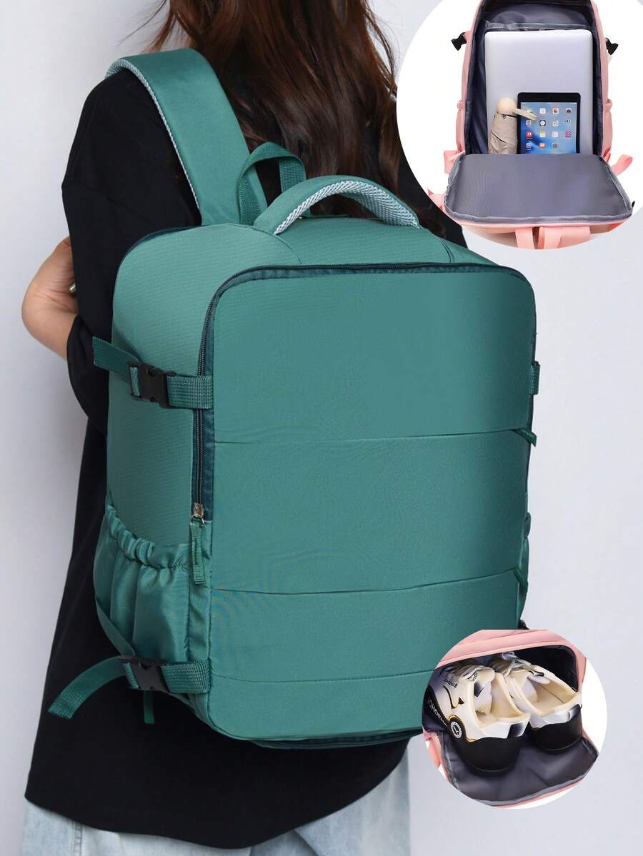 Women's Backpack, Large Capacity Travel Backpack, Commute/School Backpack, Fashionable Laptop Bag, Short-Distance Business Travel Luggage Bag
