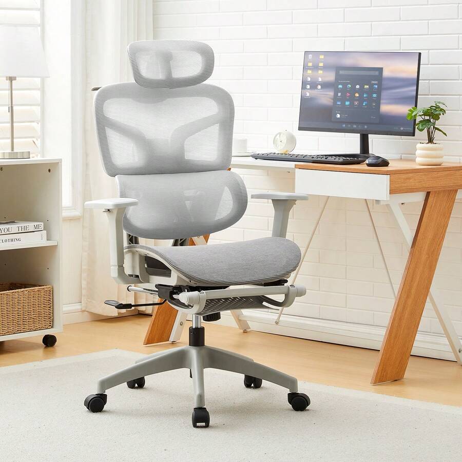 TUKAILAi Ergonomic Reclining And Swivel Office Chair, Backrest Height ...