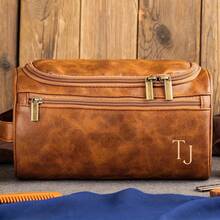 Customized Personalized Toiletry Bag, Customized Name Men's Toiletry Bag, Travel Makeup Bag, Storage Bag, Gifts For Boyfriends, Fathers, Husbands, Suitable For Travel, Bathroom Storage Bag-Available Throughout The Four Seasons