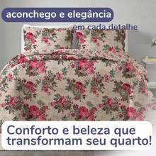 3-Piece Queen Size Bedspread Set, Patchwork Quilt, Ultra Double-Sided - 查看 4