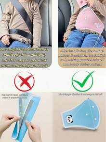 Car Seat Belt Clip, Children's Car Buckle, Webbing Buckle, Seat Buckle, Anti Stretch Neck And Abdomen, Seat Belt Limit Clip, Car Seat Belt Stop Adjustment Clip,Car Seat Belt Adjustment Anchor, Anti Pinch Neck And Shoulder Protection Limiter, Belly Protection Auxiliary Non Child Safety Seat,1set Car Safety Belt Adjuster & Positioner, Prevent Neck Choking, Adjust Child Safety Seat Shoulder Strap, Comfortable, Suitable For All Seasons - Multicolor - View 12
