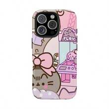 1PC Cute Pusheens Phone Case With Ice Cream Design, Compatible With Phone Models 1716, 15, 14, 13, 12, 11 Pro Max. Made Of Transparent TPU Soft Shell Material, Suitable For Smartphones, Providing Protection. - 彩色 - 查看 12