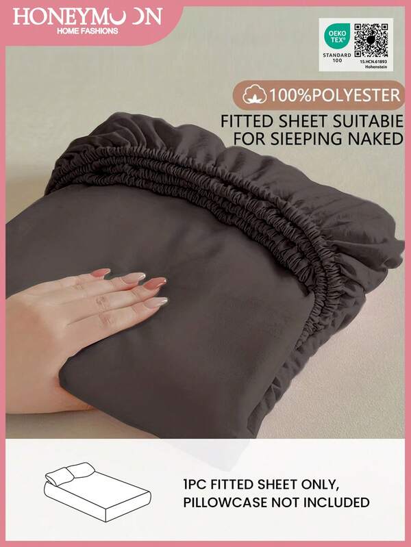 قطعة واحدة من ملاءة مطابقة فائقة اللين، إحساس كالسحابة خفيف الوزن، جيب عميق 25 سم، لجميع أحجام السرير - توين، فول، كينج، كوين، لمستلزمات الفراش المنزلي والمدرسي