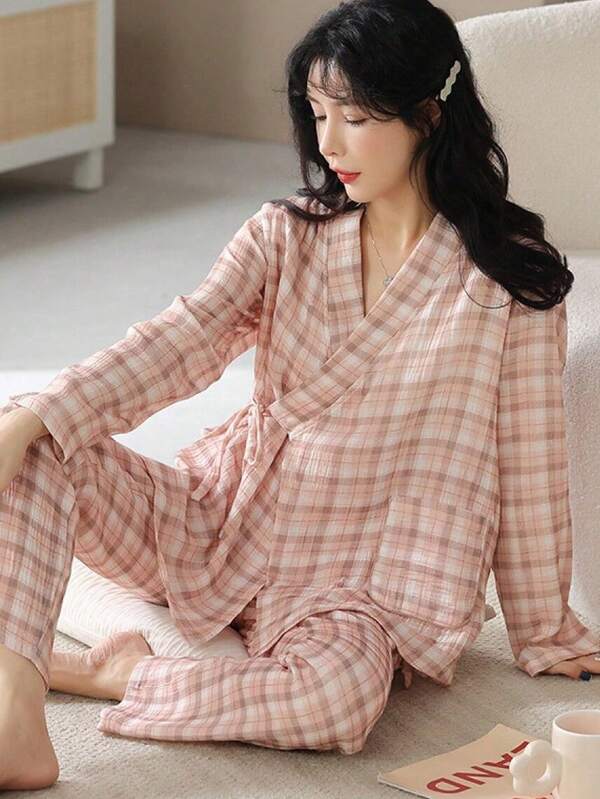 Postpartum Pajamas Women's Spring And Autumn Pure Cotton Long Sleeve Pregnant Women Postpartum Breastfeeding Breastfeeding Waiting Cotton Home Clothing Set