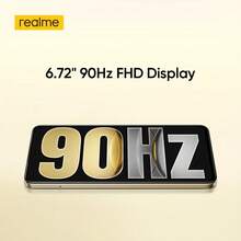 Realme C75，全球版，8GB+128GB，5828mAh 大容量电池，45W 快充，Android 14 操作系统，5000 万像素摄像头，AI 智能体验，6.72 英寸 90Hz 全高清显示屏 - 金色 - 查看 7