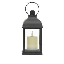 1PC LED Candle Lantern - 3*AA Batteries Operated (Batteries Not Included) Decorative Lamp With Black/White Options For Home, Party & Ambience Decoration - Multicolor - View 8