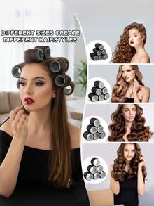 刘海卷发管卷发夹，卷发器，塑料自粘魔术卷发神器，美发工具，造型工具，日常卷发造型工具，卷发，卷发器，无热卷发，无热卷发，卷发器，卷发器，卷发，卷发卷发器，卷发工具，卷发器，卷发扩散器，头发，旅行，美发产品，美发工具，美发用品，理发师，理发配件，理发店，美发设备 - 彩色 - 查看 6