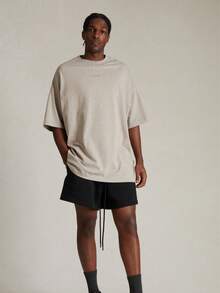 Fear Of God Essentials Tee 'Core Heather' Men T-Shirt - Bronze - View 7