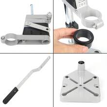 Soporte eléctrico para taladro para trabajos de madera, base giratoria para herramienta, soporte para taladro, accesorios para amoladora eléctrica, base de taladro de banco de 400 mm