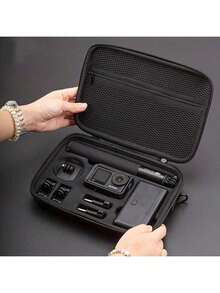 Suitable For Osmo Action 5 PRO 4 Camera Accessories Portable Bag Travel Case Charger Battery Base Selfie Stick Storage Handbag - Multicolor - View 3