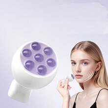 أداة تدليك الوجه بالياقوت الوردي، أداة تدليك الوجه بالياقوت الأخضر، أداة تجميل الوجه اليدوية Gua Sha لرفع وشد الرقبة - متعدد الألوان - مشاهدة 1