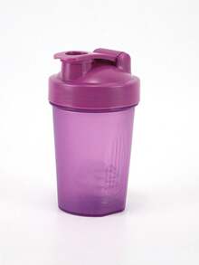1 件 400 毫升 14 盎司摇摇杯蛋白奶昔、摇摇杯、健身奶昔杯、运动水杯、带搅拌球的摇摇杯，可轻松添加混合勺和液体，浮雕标记可测量盎司和毫升，非常适合蛋白奶昔、冰沙和补充剂，可作为礼物送给女朋友