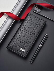 Ví dài nam, ví đựng thẻ 3 trong 1 đa ngăn, ví đựng tiền xu, ví thời trang cho vest. - Nhiều màu - Xem 10