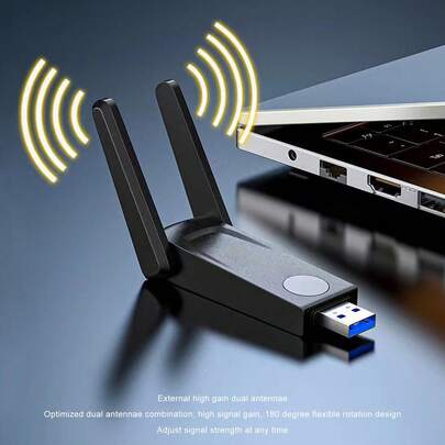 USB Wireless Network Adapter Professional Gigabit Dual Band 2.4G 5G 150Mbps Wireless Transmitter Receiver For Desktop Laptop PC