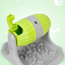 Adjustable Port Dog Puzzle Feeder Rolling Treat Dispenser Interactive Slip-Resistant Base Mental Stimulations Feeding Toy For Pet Slow Feeder Puzzle Toy - 黃色 - 查看 8