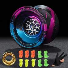 High-Grade Metal Yo-Yo For Professional Competition, Extra Long Sleeping Time Aluminum Alloy Yo-Yo For Beginners, Suitable As Halloween, Christmas, Thanksgiving Gift - Multicolor - View 10