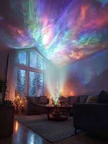 ضوء ليلي بتأثيرات إضاءة ديناميكية 16 بتحكم عن بُعد، تصميم محمول يعمل بالطاقة من USB، إضاءة ديكورية للغرفة المعيشية والنوم، أجواء رومانسية للمناسبات والحفلات، هدية عيد ميلاد وهدية مميزة، زخرفة منزلية عصرية، مصنوعة من مواد متينة ومقاومة للطقس، مزيج من فن الإضاءة والإضاءة العملية.